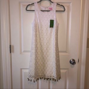 Lilly Pulitzer Gold Ombré Shift Dress